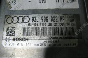 БЛОК УПРАВЛЕНИЯ ДВИГАТЕЛЕМ AUDI A4 A5 2.0 TDI 03L906022NP