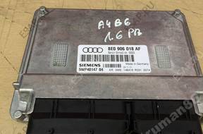 БЛОК УПРАВЛЕНИЯ ДВИГАТЕЛЕМ Audi A4 B6 1.6 8E0906018AF