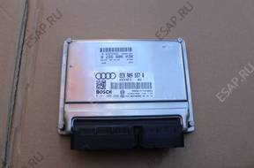 БЛОК УПРАВЛЕНИЯ ДВИГАТЕЛЕМ AUDI A4 B6 B7 01/08 8E0909557 год,