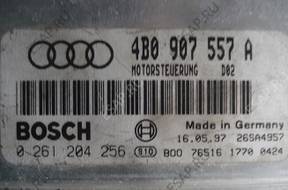 БЛОК УПРАВЛЕНИЯ   ДВИГАТЕЛЕМ AUDI A6 1,8T 4B0907557A