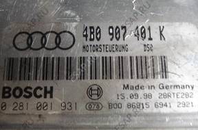 БЛОК УПРАВЛЕНИЯ   ДВИГАТЕЛЕМ AUDI A6 2,5 4B0907401K