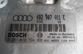 БЛОК УПРАВЛЕНИЯ   ДВИГАТЕЛЕМ AUDI A6 2,5 4B2907401E