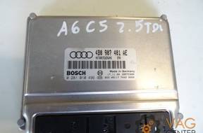 БЛОК УПРАВЛЕНИЯ   ДВИГАТЕЛЕМ AUDI A6 2.5 4B0907401AE