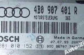 БЛОК УПРАВЛЕНИЯ   ДВИГАТЕЛЕМ AUDI A6 4B0907401 год,