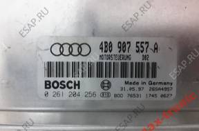 БЛОК УПРАВЛЕНИЯ ДВИГАТЕЛЕМ AUDI A6 4B0907557A / 0261204256