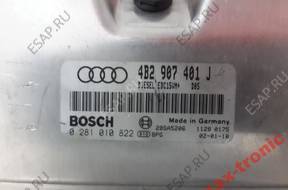 БЛОК УПРАВЛЕНИЯ ДВИГАТЕЛЕМ AUDI A6 4B2907401J / 0281010822