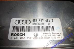 БЛОК УПРАВЛЕНИЯ ДВИГАТЕЛЕМ AUDI A6 C5 2,5 V6 TDI 4B0907401 год,