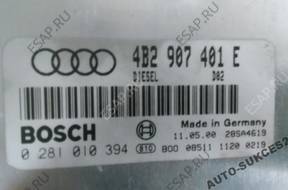БЛОК УПРАВЛЕНИЯ ДВИГАТЕЛЕМ AUDI A6 C5 2.5 4B2907401E