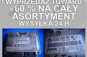 БЛОК УПРАВЛЕНИЯ ДВИГАТЕЛЕМ AUDI A6 C5 2.5 TDI 8E0907401J