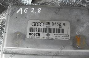 БЛОК УПРАВЛЕНИЯ ДВИГАТЕЛЕМ AUDI A6 C5 2.8 3B0907551AA