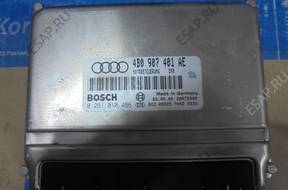 БЛОК УПРАВЛЕНИЯ   ДВИГАТЕЛЕМ AUDI A6 C5 4B0907401AE