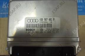 БЛОК УПРАВЛЕНИЯ   ДВИГАТЕЛЕМ AUDI A6 C5 4B0907401P