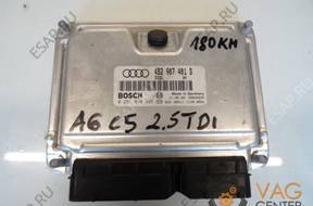 БЛОК УПРАВЛЕНИЯ   ДВИГАТЕЛЕМ AUDI A6 C5 4B2907401D