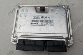 БЛОК УПРАВЛЕНИЯ   ДВИГАТЕЛЕМ audi a6 c5 4B2907401J