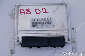 БЛОК УПРАВЛЕНИЯ ДВИГАТЕЛЕМ AUDI A8 D2 2.8 4D0907551M