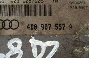 БЛОК УПРАВЛЕНИЯ   ДВИГАТЕЛЕМ audi a8 d2 4d0907557a