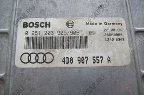 БЛОК УПРАВЛЕНИЯ ДВИГАТЕЛЕМ AUDI A8 D2 / 4D0907557A