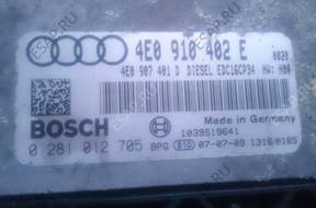 БЛОК УПРАВЛЕНИЯ ДВИГАТЕЛЕМ AUDI A8 D3 3.0 TDI 4E0910402E