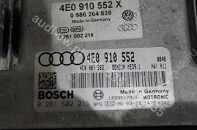 БЛОК УПРАВЛЕНИЯ ДВИГАТЕЛЕМ Audi A8 D3 4E0910552 4E0910952X