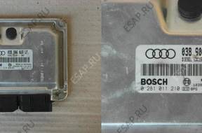 БЛОК УПРАВЛЕНИЯ ДВИГАТЕЛЕМ AUDI TDI 038906019LF 0281011210