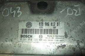 БЛОК УПРАВЛЕНИЯ   ДВИГАТЕЛЕМ AUDI VW  038906012BT