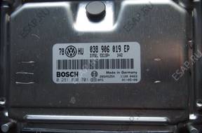 БЛОК УПРАВЛЕНИЯ ДВИГАТЕЛЕМ AUDI VW 038906019EP BOSCH