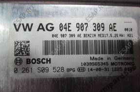 БЛОК УПРАВЛЕНИЯ ДВИГАТЕЛЕМ AUDI VW 04E907309AE LEGALNY