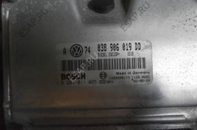 БЛОК УПРАВЛЕНИЯ ДВИГАТЕЛЕМ AUDI VW 1.9 TDI 038906019DD