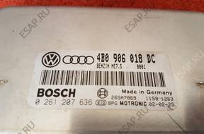 БЛОК УПРАВЛЕНИЯ   ДВИГАТЕЛЕМ AUDI VW 4B0906018DC