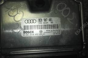 БЛОК УПРАВЛЕНИЯ   ДВИГАТЕЛЕМ AUDI VW  8E0907401