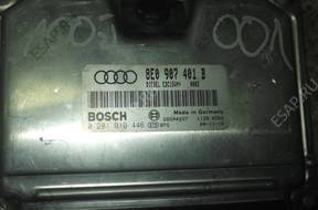 БЛОК УПРАВЛЕНИЯ   ДВИГАТЕЛЕМ AUDI VW  8E0907401B