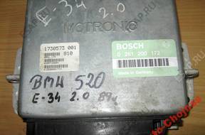 БЛОК УПРАВЛЕНИЯ   ДВИГАТЕЛЕМ BMW E34 520 2,0 89