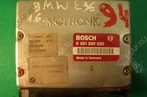 БЛОК УПРАВЛЕНИЯ ДВИГАТЕЛЕМ BMW E36 1.8 BOSCH 0261200520