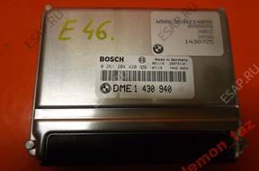 БЛОК УПРАВЛЕНИЯ ДВИГАТЕЛЕМ BMW E46 0261204420 DME1430940