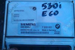 БЛОК УПРАВЛЕНИЯ ДВИГАТЕЛЕМ BMW E60 530i E90 X3 X5 3.0i LUBLI