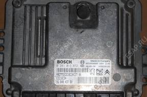 БЛОК УПРАВЛЕНИЯ ДВИГАТЕЛЕМ BOCHE  PEUGEOT CITROEN 1,6 HDI
