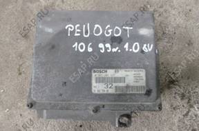 БЛОК УПРАВЛЕНИЯ ДВИГАТЕЛЕМ BOSCH 0261204625 PEUGEOT 106 1.0