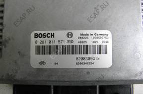 БЛОК УПРАВЛЕНИЯ ДВИГАТЕЛЕМ BOSCH 0281011571