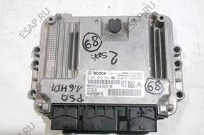 БЛОК УПРАВЛЕНИЯ ДВИГАТЕЛЕМ BOSCH 0281013334 9666986680 (68)