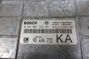 БЛОК УПРАВЛЕНИЯ ДВИГАТЕЛЕМ BOSCH VECTRA B 2.0 281001335