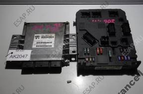 БЛОК УПРАВЛЕНИЯ ДВИГАТЕЛЕМ BSI IMO 9645989480 Peugeot 206