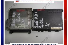 БЛОК УПРАВЛЕНИЯ ДВИГАТЕЛЕМ BSI T1 IMO 0281001974 9635157880