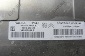 БЛОК УПРАВЛЕНИЯ ДВИГАТЕЛЕМ BSI V29010502A peugeot 206+ 1.4 B