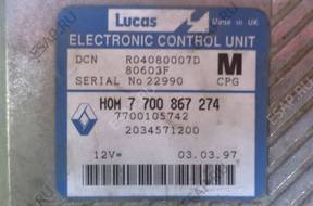 БЛОК УПРАВЛЕНИЯ ДВИГАТЕЛЕМ CARISMA 1.9 TD HOM7700867274