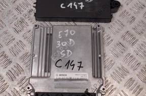 БЛОК УПРАВЛЕНИЯ   ДВИГАТЕЛЕМ CAS BMW E70 3.0D C147
