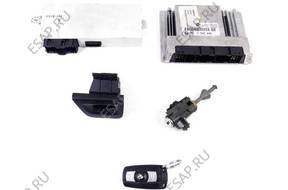 БЛОК УПРАВЛЕНИЯ ДВИГАТЕЛЕМ CAS КОМПЛЕКТ КЛЮЧ BMW E87 116i