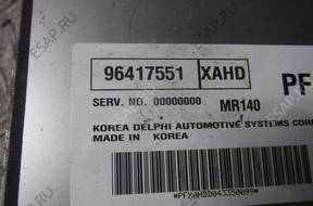 БЛОК УПРАВЛЕНИЯ ДВИГАТЕЛЕМ CHEVROLET KALOS 1,4 96417551 XAHD