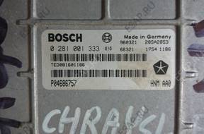 БЛОК УПРАВЛЕНИЯ ДВИГАТЕЛЕМ CHRYSLER VOYAGER 0281001333 2.5 T