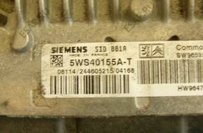 БЛОК УПРАВЛЕНИЯ ДВИГАТЕЛЕМ CITROEN BERLINGO HDI 5W540155A-T