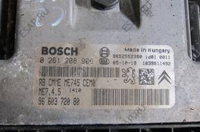 БЛОК УПРАВЛЕНИЯ ДВИГАТЕЛЕМ CITROEN C2 1.4B 9660372080
